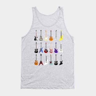 Riffs that Rocked the World - Iconic Guitars from Rock and Metal Legends Tank Top